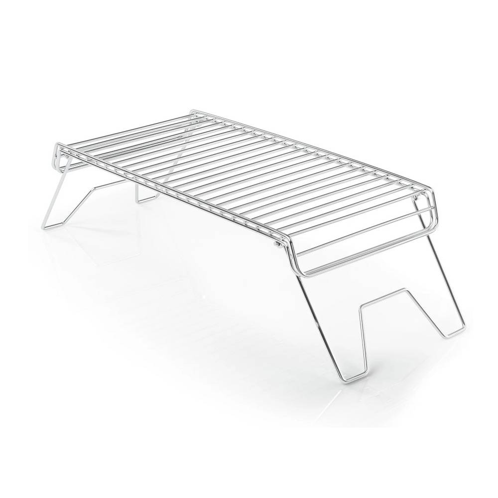 GSI Outdoor CAMPFIRE GRILL WITH FOLDING LEGS METALLIC
