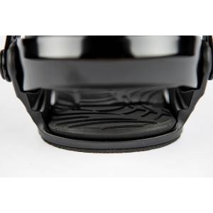 detalle acolchado trasero fijacion snowboard Nitro COSMIC ULTRA BLACK