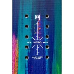 detalle insertos tabla snowboard Nitro LECTRA BRUSH MULTI