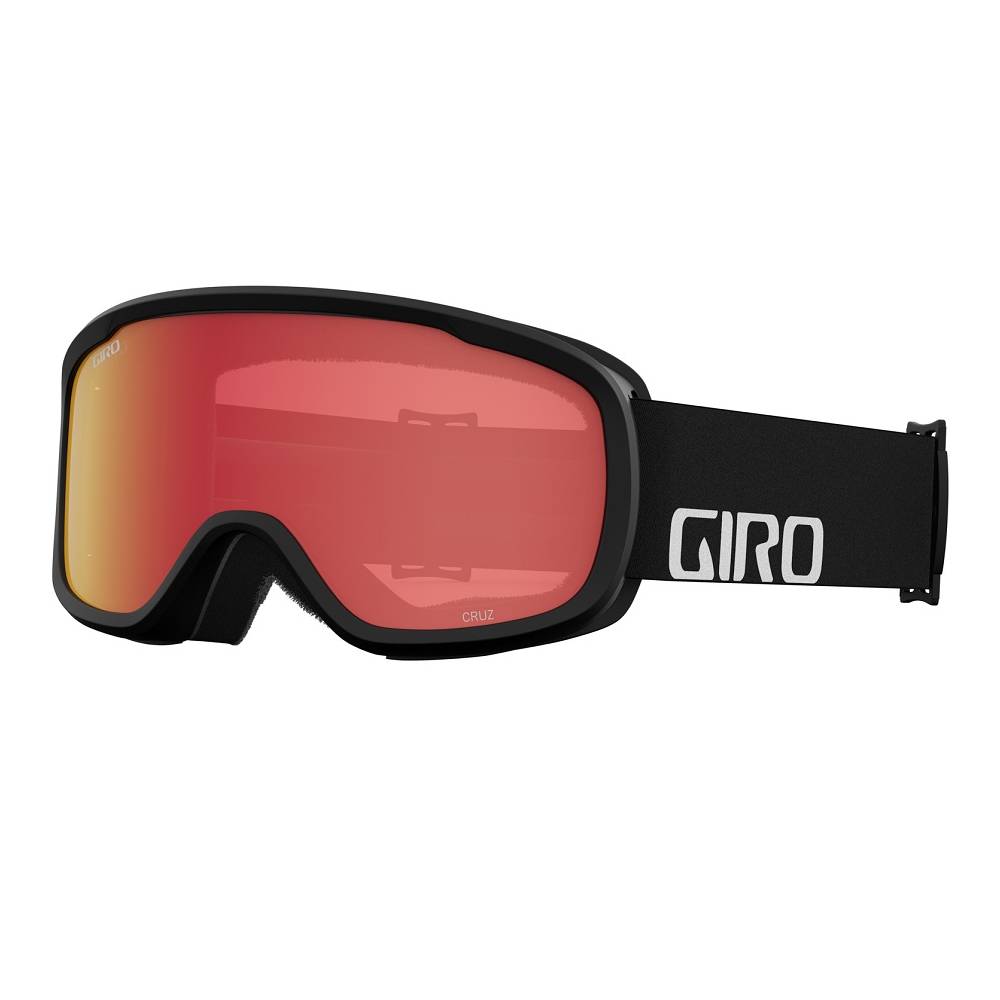 Giro CRUZ BLACK WORDMARK-AMBER SCARLET