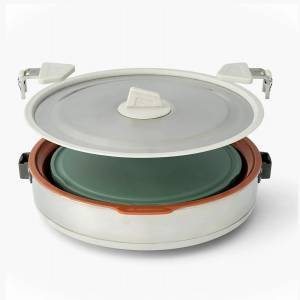 menaje acampada Sea To Summit DETOUR ESSENTIALS CAMP KITCHEN KIT - (4 PIECE) METALLIC-ORANGE-GREEN