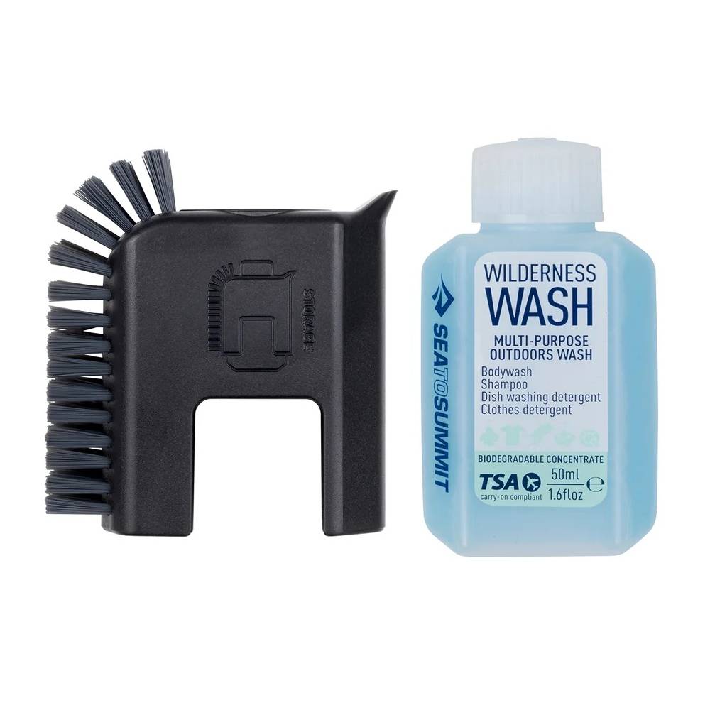 Sea to Summit CAMP KITCHEN POT SCRUBBER AND SOAP BLACK
