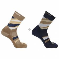 Salomon OUT ALPS CREW 2 PACK CARBON-BRONZE BROWN