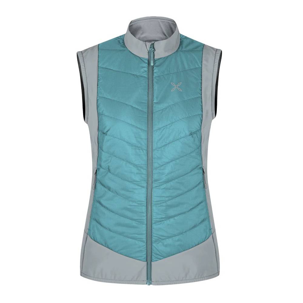 Montura TRACE HYBRID VEST WOMAN QUIET GREY-TURQUOISE