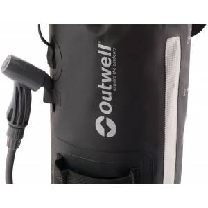 detalle cuelga manguera ducha portatil a presion camping Outwell SEABREEZE BLACK