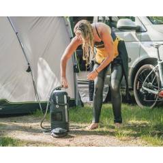 ejemplo uso ducha portatil a presion camping Outwell SEABREEZE BLACK