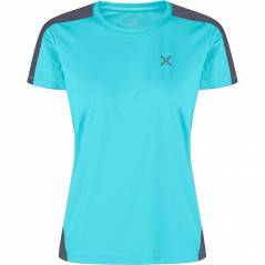 Montura HADE T-SHIRT WOMAN TURQUOISE-GRAPHITE-BLUE