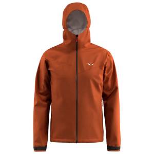 Salewa PUEZ AQUA 4 2.5L POWERTEX JACKET MEN BOMBAY BROWN-BLACK OUT