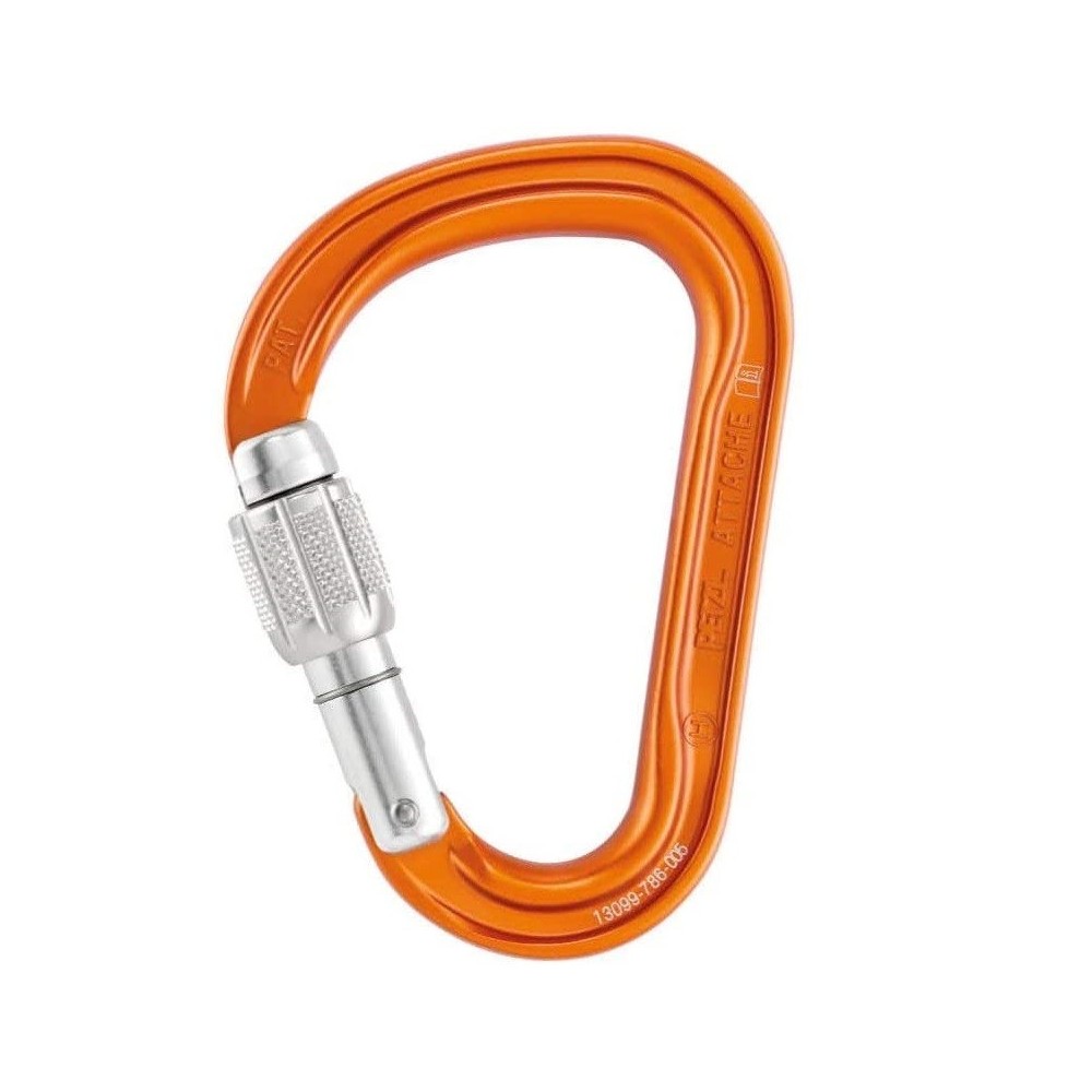 Petzl ATTACHE SCREW-LOCK ORANGE