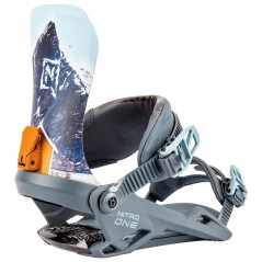 detalle fijaciones snowboard Nitro one