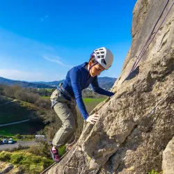 Climbing and caving