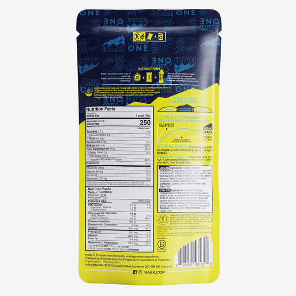 ULTRA ENERGY DRINK MIX SALTED SOUP FLAVOUR 72G