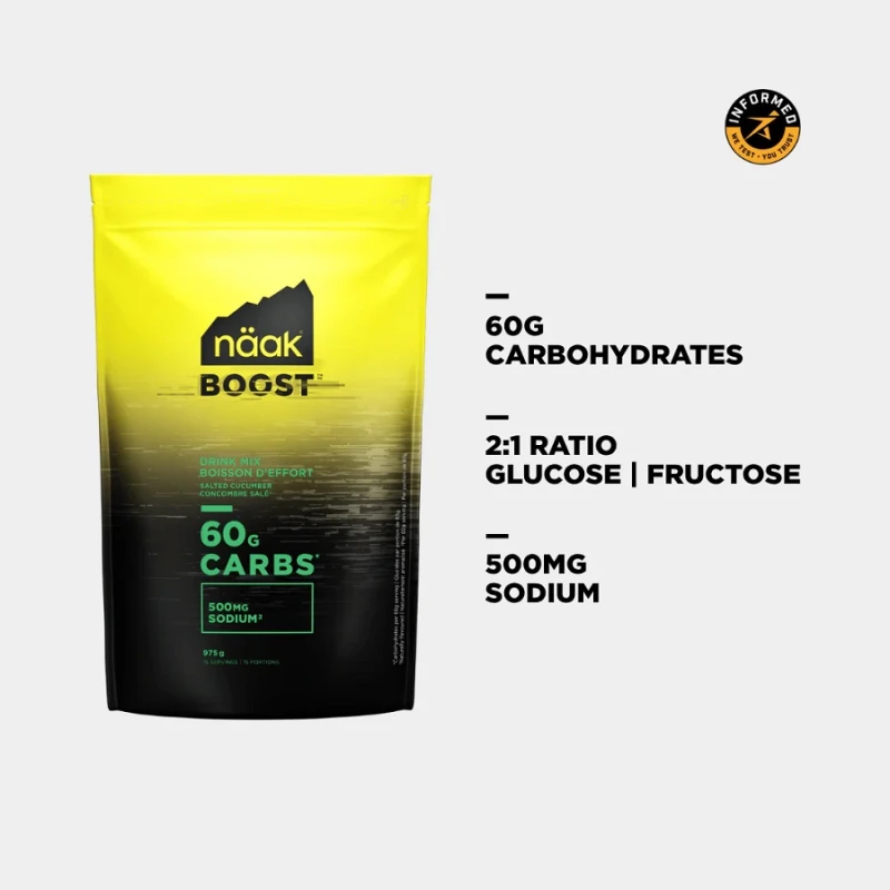 BOOST DRINK MIX 60G CARBS & ELECTROLYTES