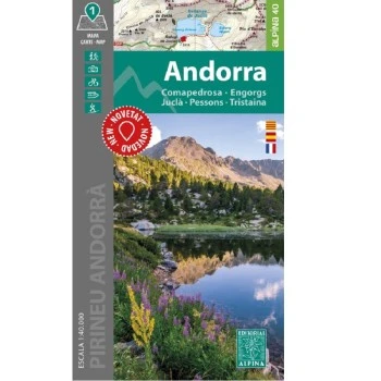 ALPINA 40 MAPA I GUIA ANDORRA