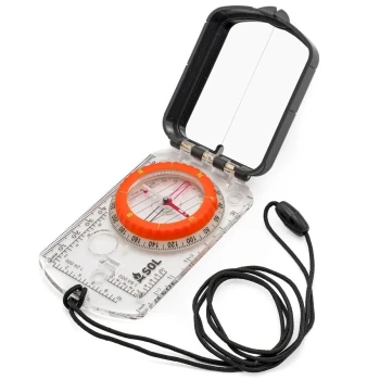 SIGHTING COMPASS WITH MIRROR