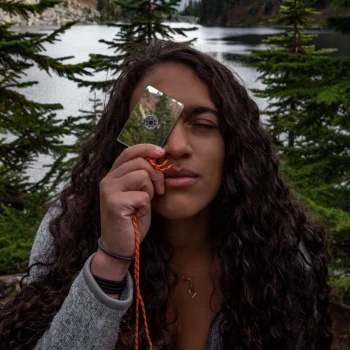 RESUCE FLASH SIGNAL MIRROR