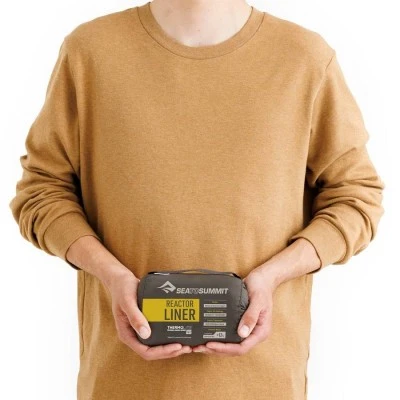 REACTOR SLEEPING BAG LINER WITH DRAWCORD