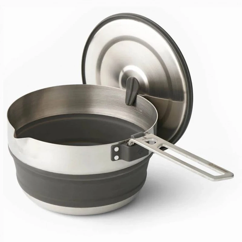 DETOUR STAINLESS STEEL COLLAPSIBLE POURING POT