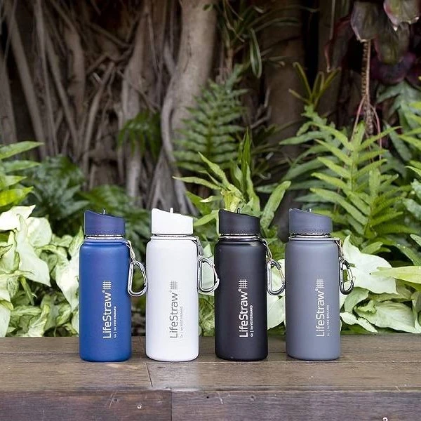 GO STAINLESS STEEL WATER BOTTLE WITH FILTER
