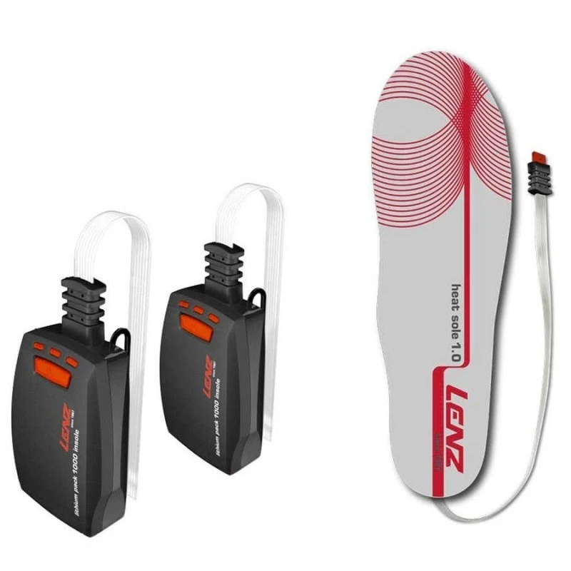 SET OF HEAT SOLE 1.0 + LITHIUM PACK INSOLE 1000